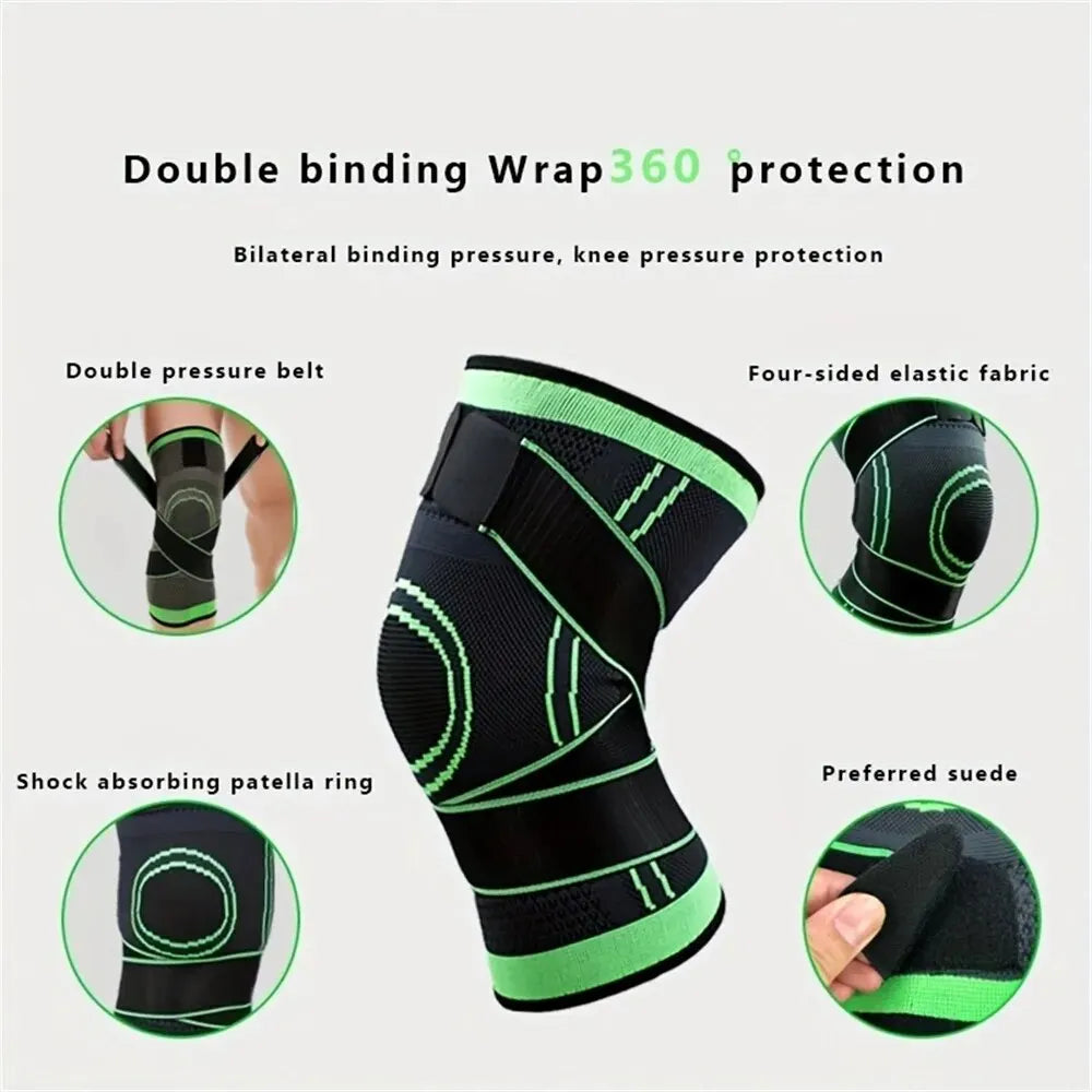 Pressurized Elastic Knee Support Gear